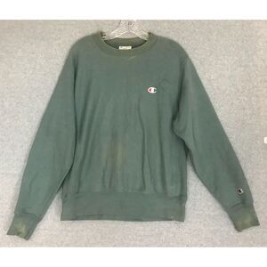 Vintage Champion Reverse Weave Blank Sweatshirt Mens Small Sweater Crewneck READ